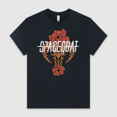 Floral Goat Skull Tee Thumbnail